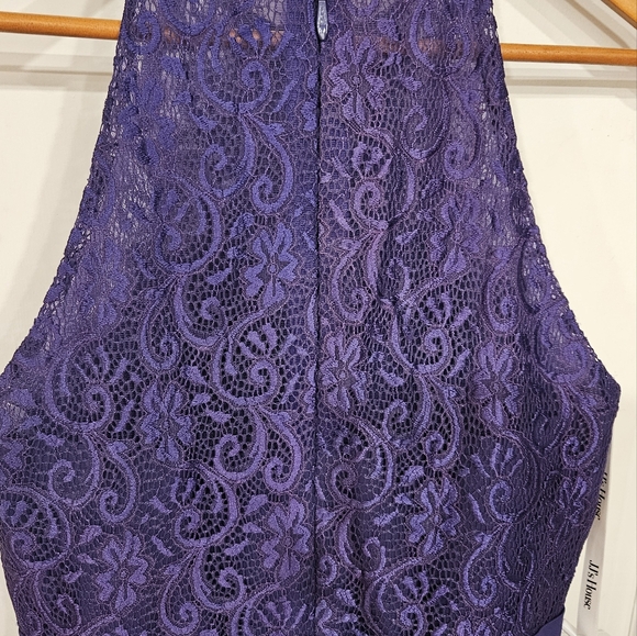 JJs House Purple Halter Formal Dress Womens Size 6 - Picture 6 of 9